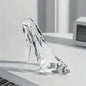 1pc Creative Acrylic Crystal Shoe Festival Party Decorations Wedding Venue Ornaments Princess Party Accessories Miniature Statue