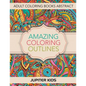 Amazing Coloring Outlines: Adult Coloring Books Abstract - Paperback