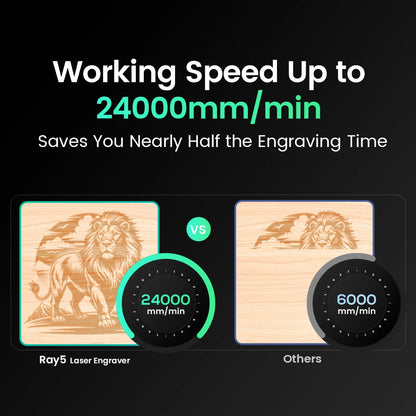 Longer RAY5 Laser Engraver & Cutter – 5W / 10W / 20W with WiFi & Touchscreen