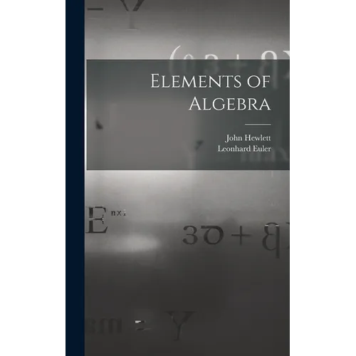 Elements of Algebra - Hardcover