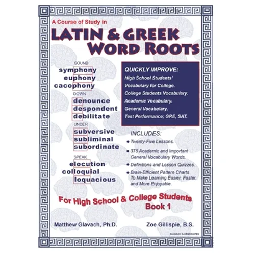 Latin & Greek Word Roots, Book 1 - Paperback