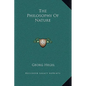 The Philosophy of Nature - Hardcover