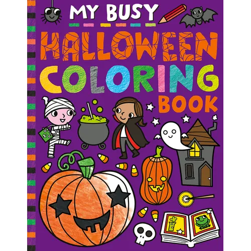 My Busy Halloween Coloring Book - Paperback
