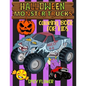 Halloween monster trucks coloring book for kids ages 4-8: Easy and simple to color monster trucks, ghosts, zombies, mummies, witches and vampires for - Paperback