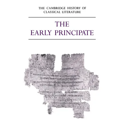 The Cambridge History of Classical Literature: Volume 2, Latin Literature, Part 4, the Early Principate - Paperback