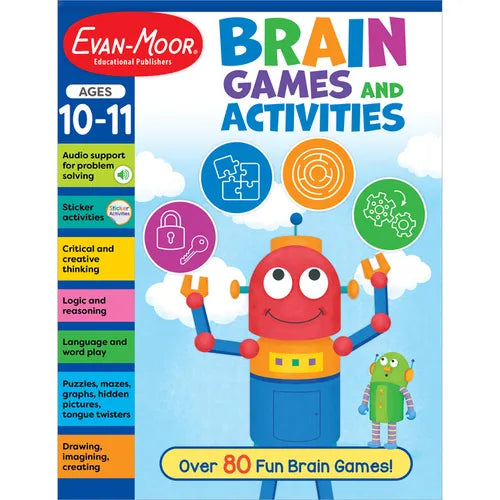 Brain Games and Activities, Age 10 - 11 Workbook - Paperback