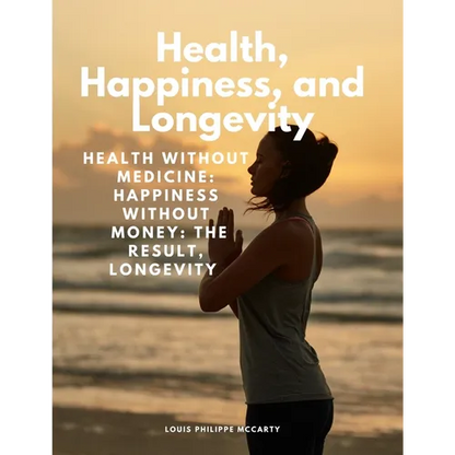 Health, Happiness, and Longevity - Health without medicine: happiness without money: the result, longevity - Paperback
