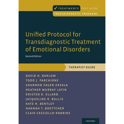 Unified Protocol for Transdiagnostic Treatment of Emotional Disorders: Therapist Guide - Paperback
