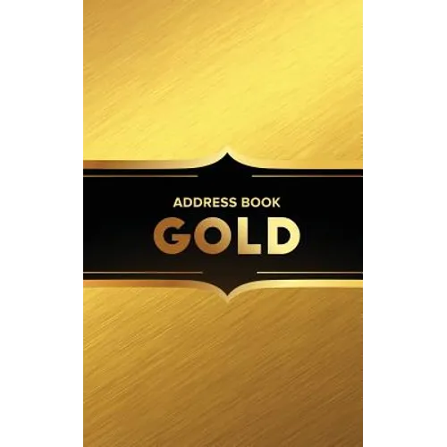 Address Book Gold - Paperback