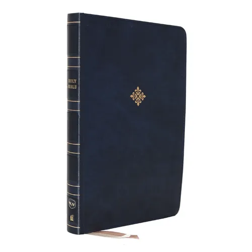 Nkjv, Thinline Bible, Large Print, Leathersoft, Blue, Comfort Print: Holy Bible, New King James Version - Imitation Leather