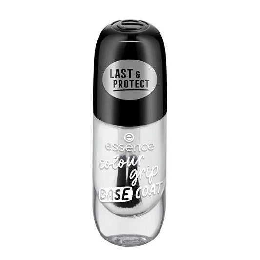 Essence Colour Grip Nail Polish Base Coat:  Extend Manicures, Prevent Discoloration, Vegan Clean Beauty Formula for Long-Lasting Color