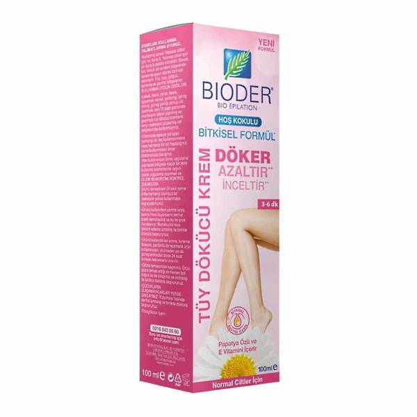Bioder Hair Removal Cream - Soothes, Moisturizes & Reduces Hair Regrowth