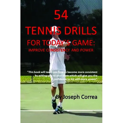 54 Tennis Drills for Today's Game: Improve Consistency and Power - Paperback