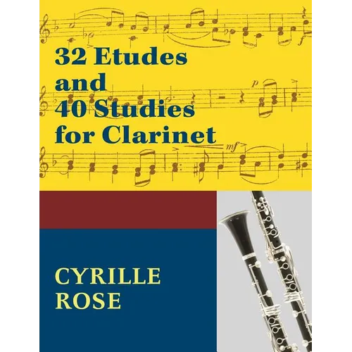 32 Etudes and 40 Studies for Clarinet: (Dover Chamber Music Scores) - Paperback