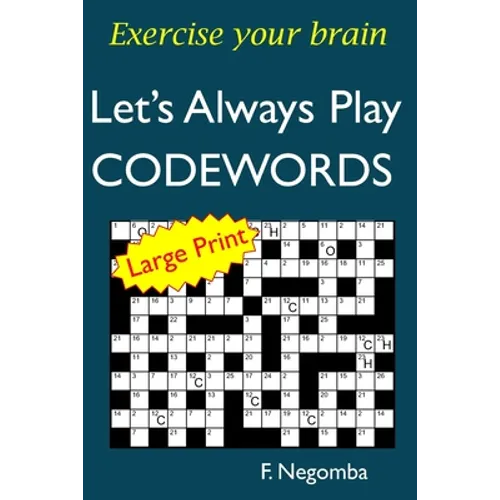 Let's Always Play CODEWORDS - Paperback