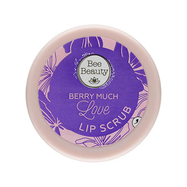 Bee Beauty Berry Much Love: Strawberry Lip Care Set - Exfoliating Lip Scrub & Vitamin E Lip Balm for Dry Lips Treatment