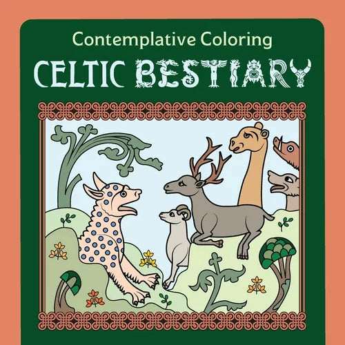Celtic Bestiary (Contemplative Coloring) - Paperback
