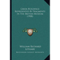 Greek Buildings Represented By Fragments In The British Museum (1908) - Paperback