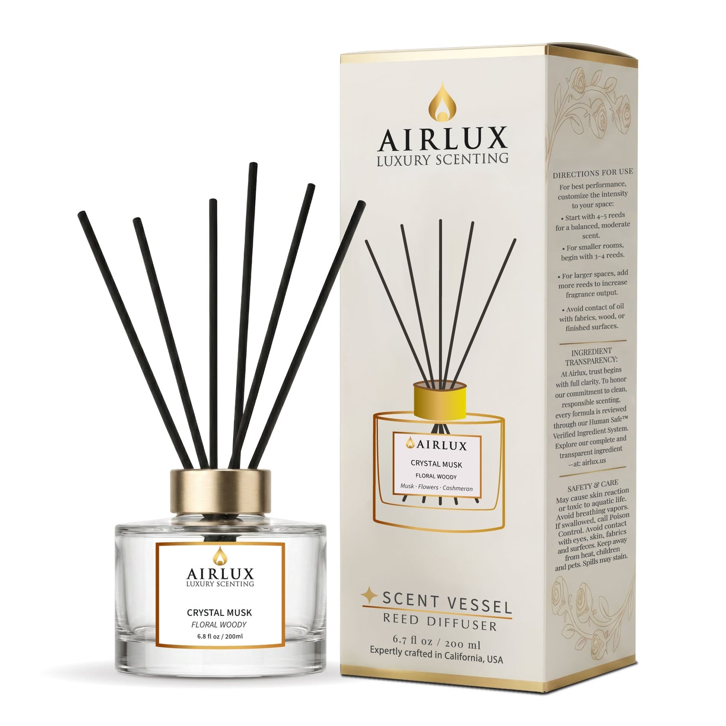 Airlux Signature Aroma Oil No. 182 Crystal Musk