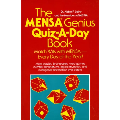 The Mensa Genius Quiz-A-Day Book - Paperback