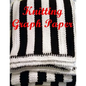 Knitting Graph Paper: Letter Format 8.5"x11" - Paperback