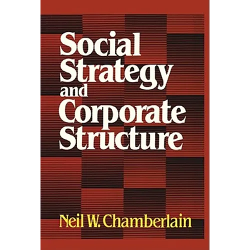 Social Strategy & Corporate Structure - Paperback