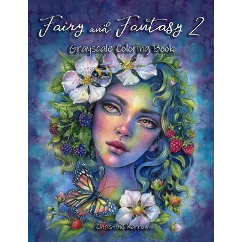 Fairy and Fantasy 2 Grayscale Coloring Book - Paperback