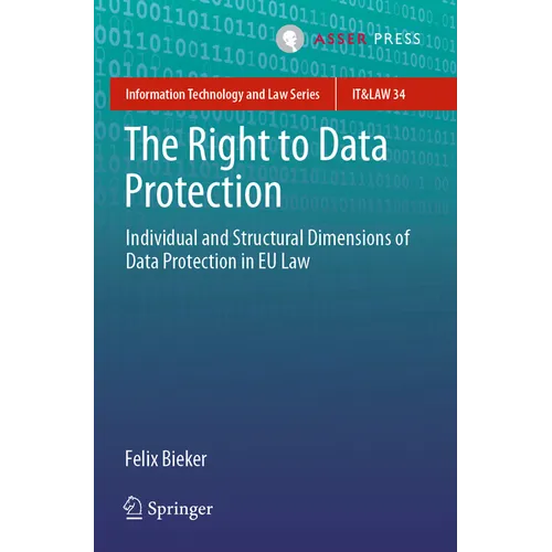 The Right to Data Protection: Individual and Structural Dimensions of Data Protection in EU Law - Paperback