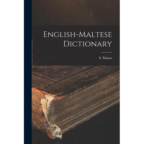 English-Maltese Dictionary - Paperback
