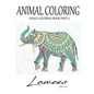 Animal Coloring: Adult Coloring Book Part 2 - Paperback