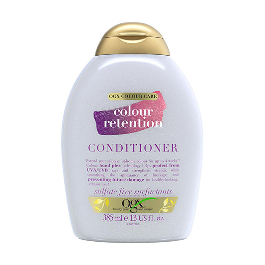 Ogx Colour Retention Hair Cream/Shampoo - Sulphate-Free, UV Protection & Nourishing Formula for Coloured Hair