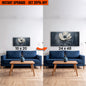 Upgrade Your 20x10 Inches 'Floral Clay Relief Wall Art' Canvas To 48x24 Inches