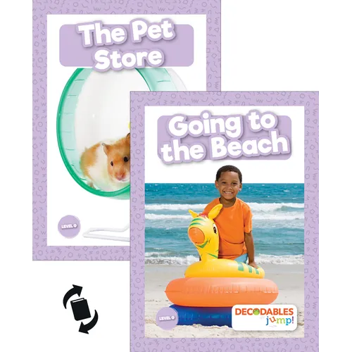 Going to the Beach & the Pet Store - Library Binding