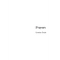 Prayers - Paperback