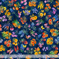 ATXSH Texas Wildflowers Navy Cotton 44"/45" Fabric Per Yard