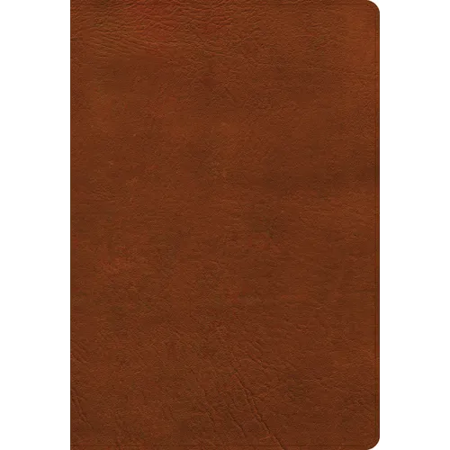NASB Super Giant Print Reference Bible, Burnt Sienna Leathertouch, Indexed - Imitation Leather