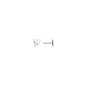 14k White Gold CZ Initial W Stud Earrings