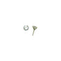 14k Yellow Gold 1.25 ct Cubic Zirconia Round Earrings