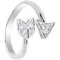 925 Sterling Silver CZ Arrow Toe Ring