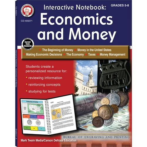 Interactive Notebook: Economics and Money - Paperback