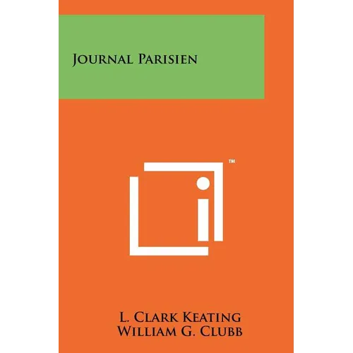 Journal Parisien - Paperback