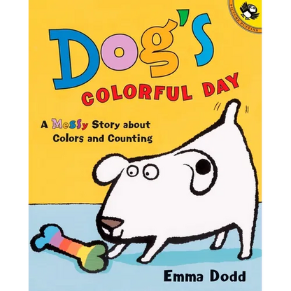 Dog's Colorful Day: A Messy Story about Colors and Counting - Paperback