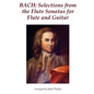 Bach: Selections from the Flute Sonatas for Flute and Guitar - Paperback