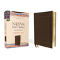 Nrsvue, Holy Bible, Personal Size, Leathersoft, Brown, Comfort Print - Imitation Leather