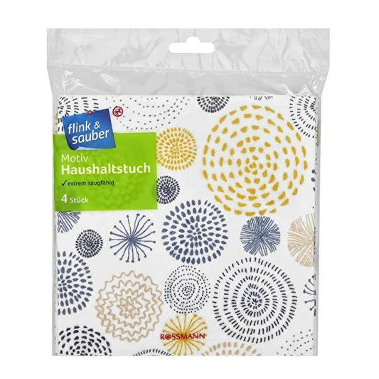 Flink & Sauber Multi-Purpose Cleaning Cloth - Highly Absorbent, Durable, and Versatile for Household Cleaning