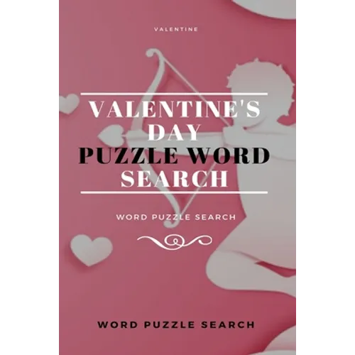Valentine Valentine's Day puzzle Word Search Word puzzle Search - Paperback