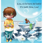 ¡Lou, es la hora del baño! - It's bath time, Lou! - Hardcover