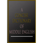 A Concise Dictionary Of Middle English - Paperback