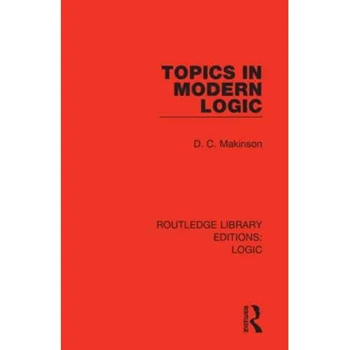 Topics in Modern Logic - Paperback