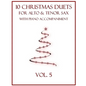10 Christmas Duets for Alto and Tenor Sax with Piano Accompaniment: Vol. 5 - Paperback